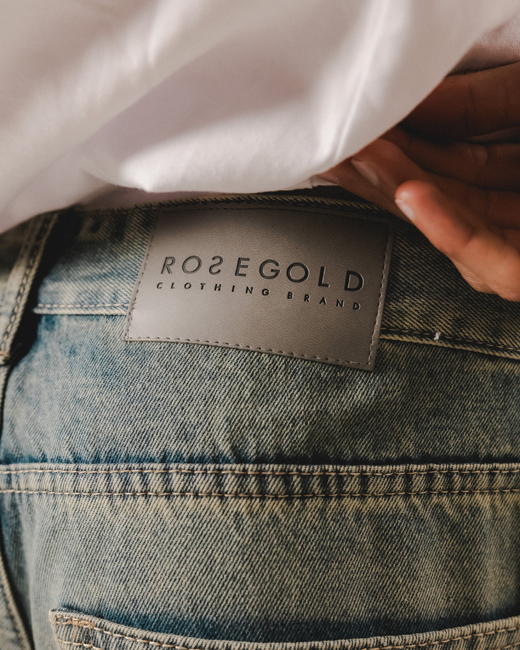 ROSEGOLD X RM BAGGY VINTAGE JEANS