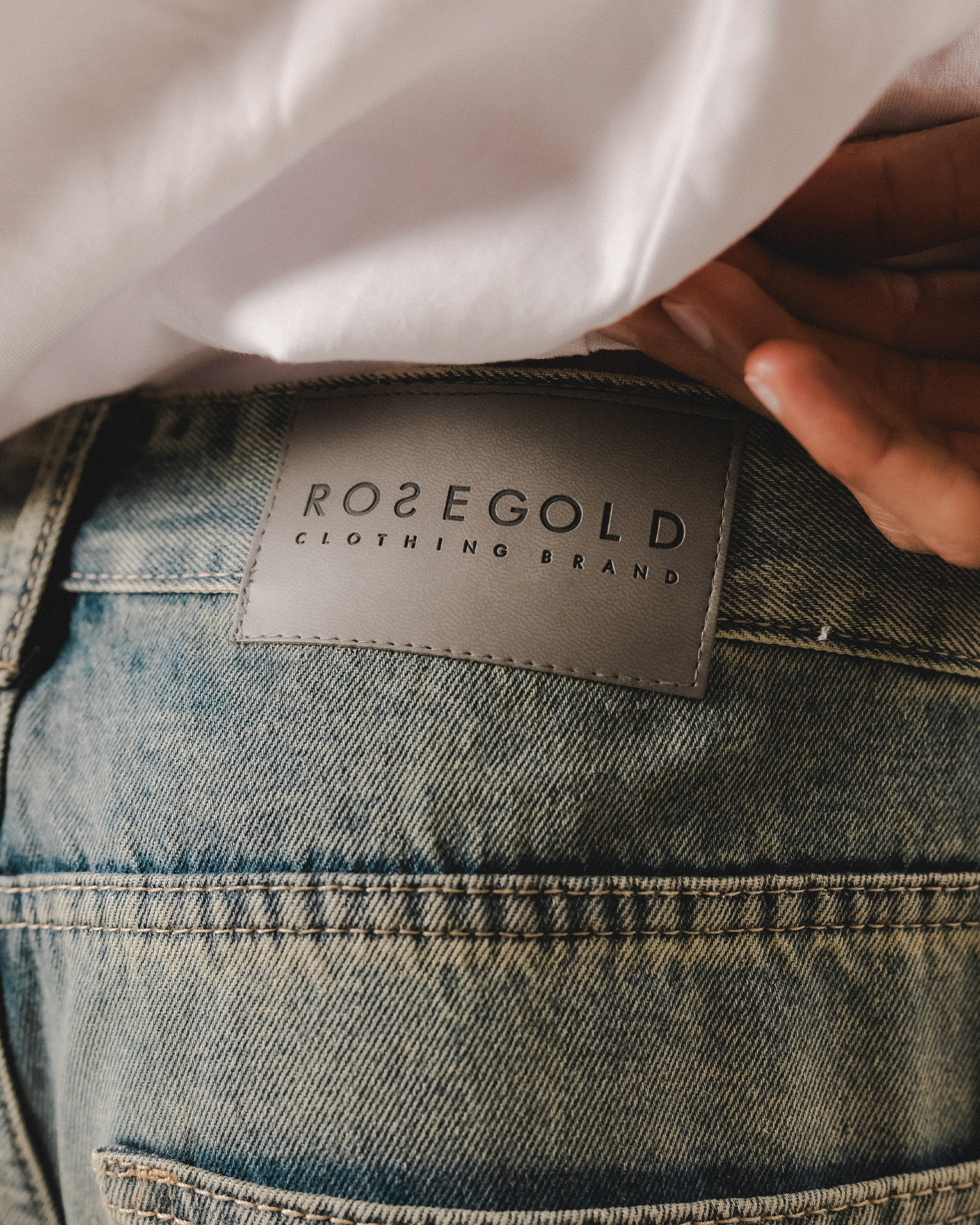 ROSEGOLD X RM BAGGY VINTAGE JEANS