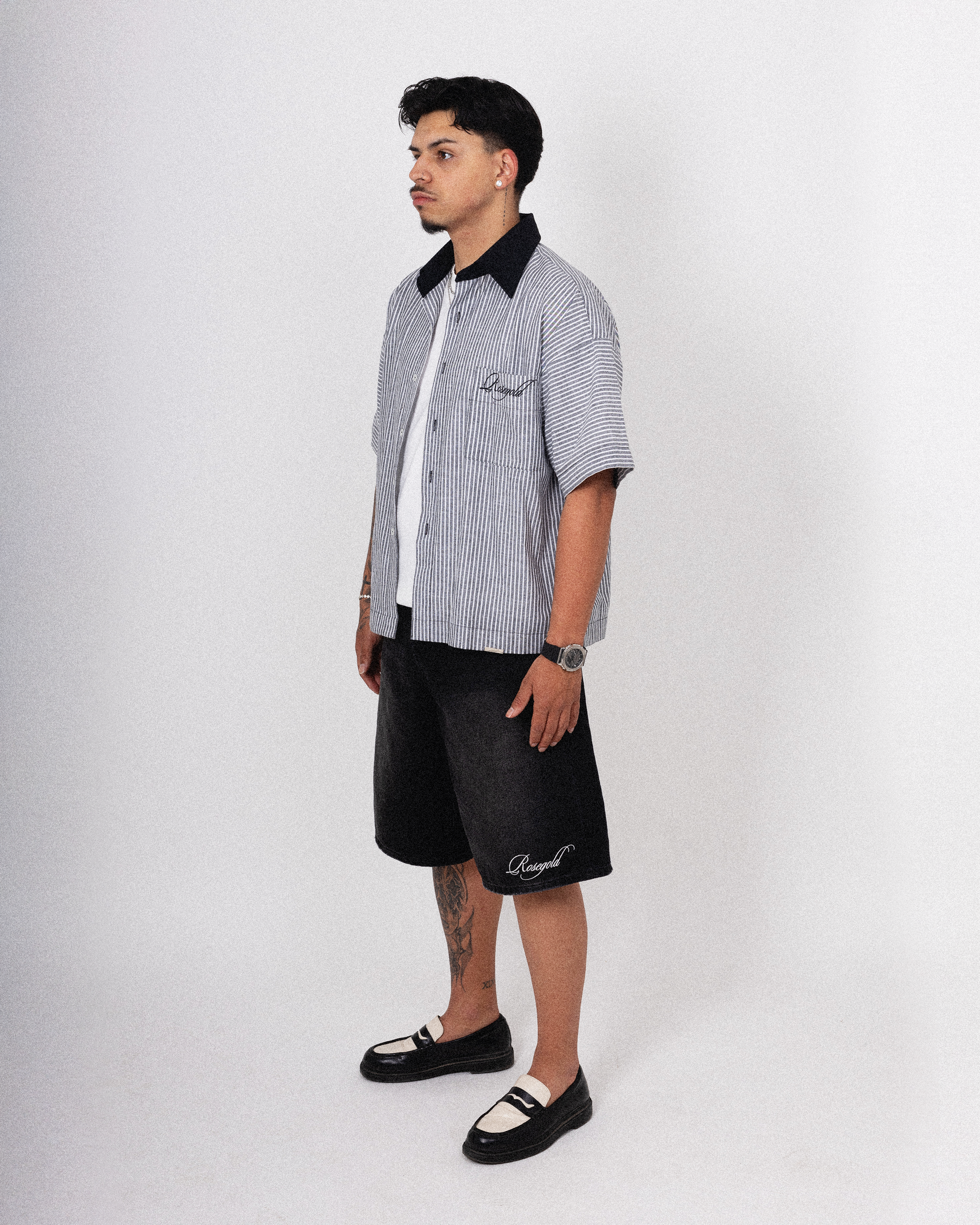 STRIPED "LDV"  SHIRT