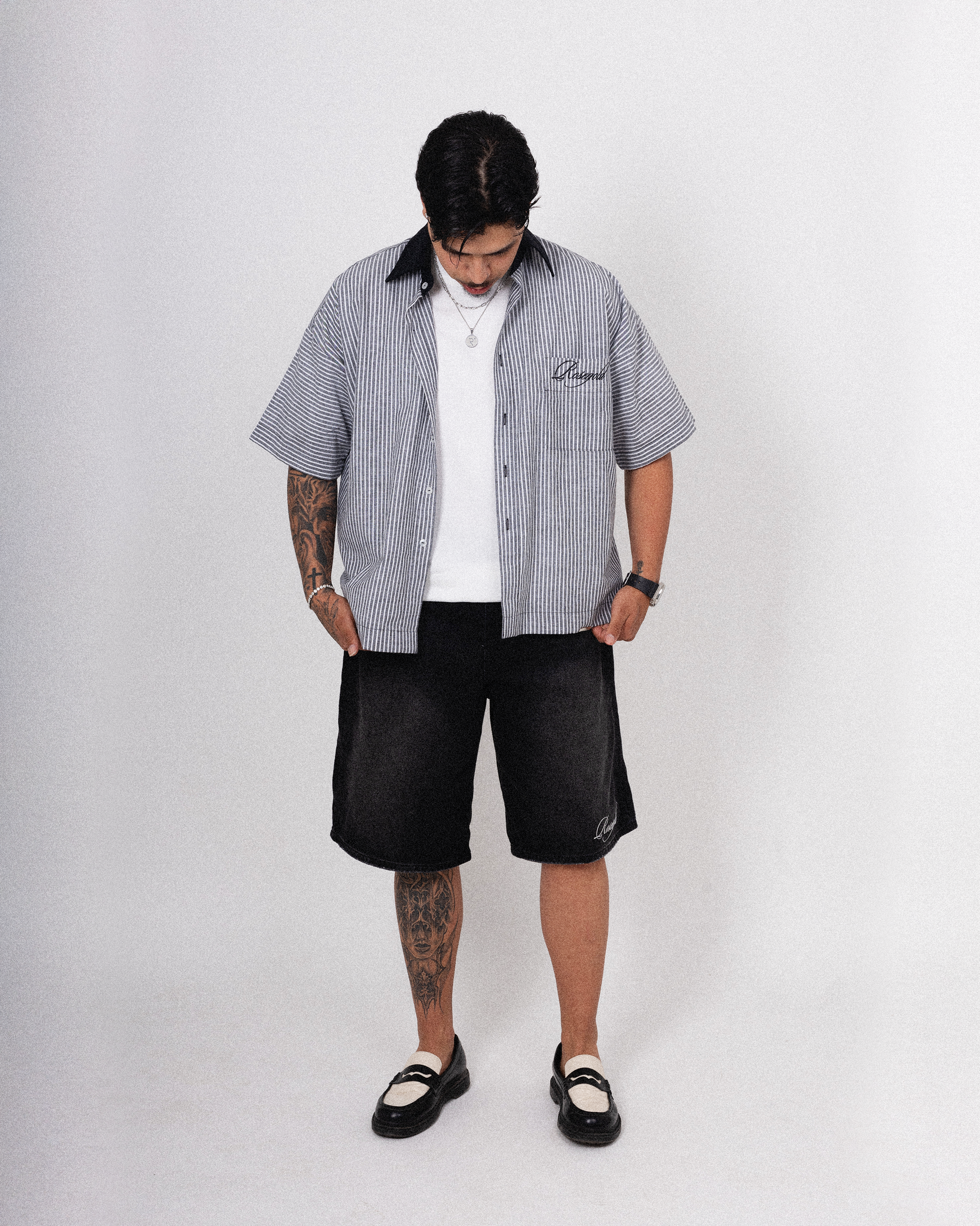 STRIPED "LDV"  SHIRT