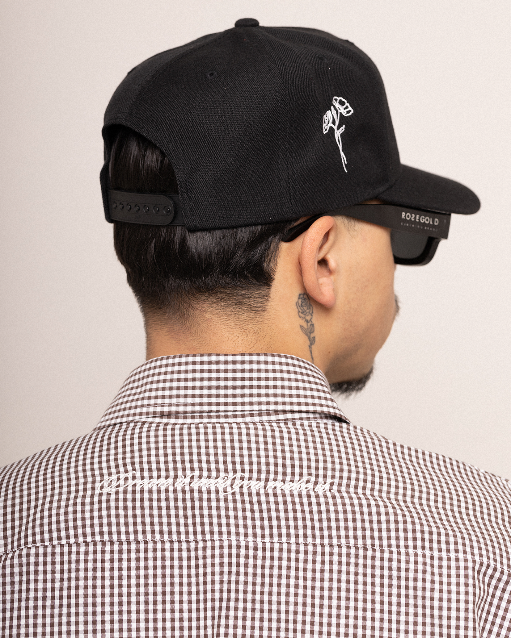 CHECKERED SCRIPT SHIRT