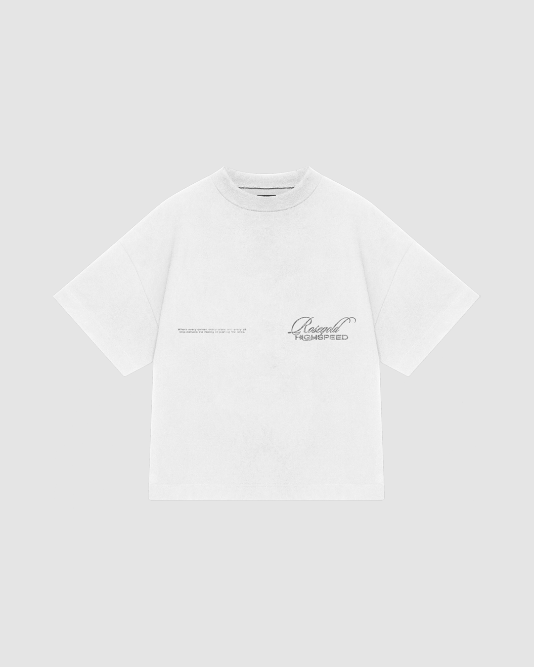 PIT STOP WHITE T-SHIRT