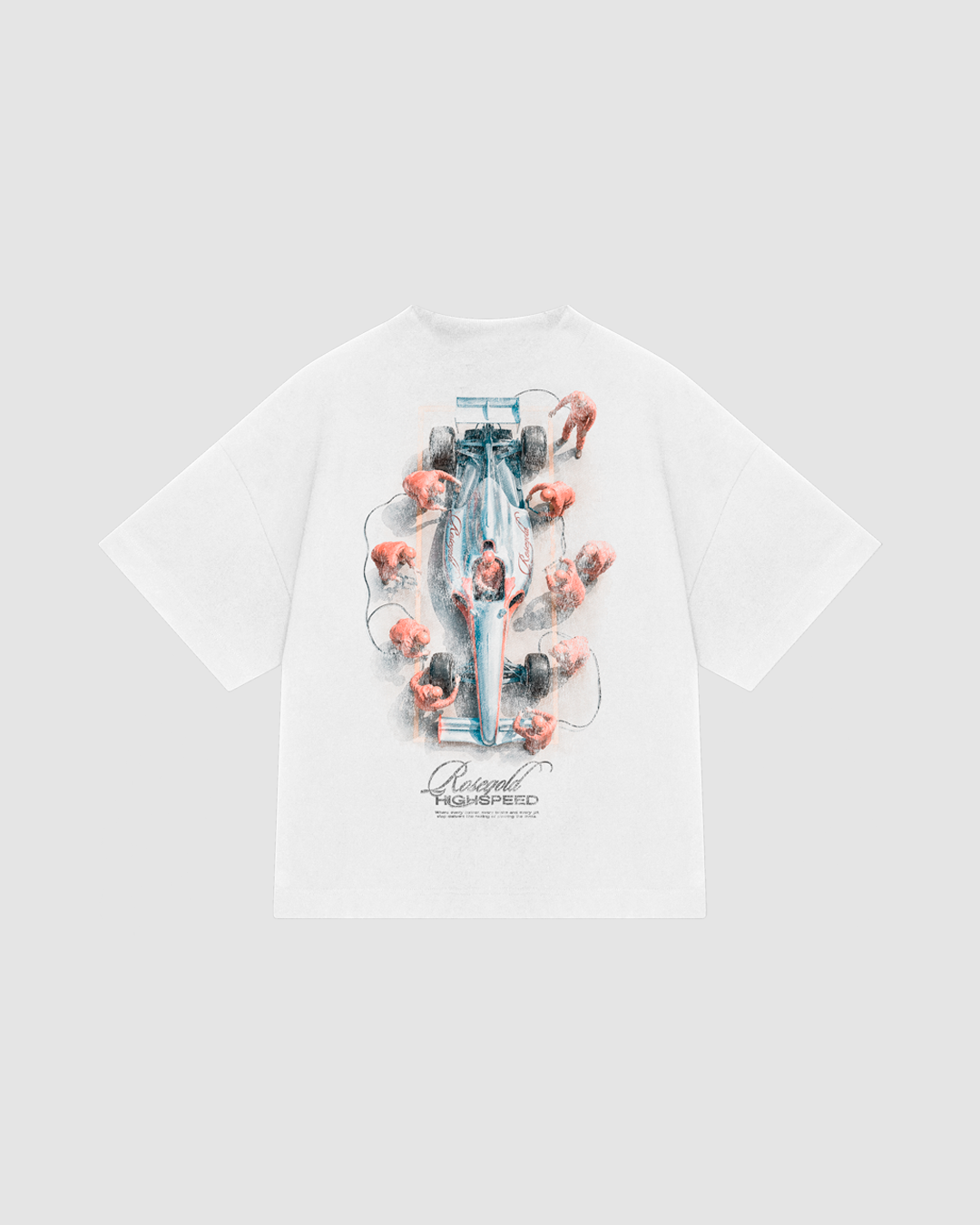 PIT STOP WHITE T-SHIRT