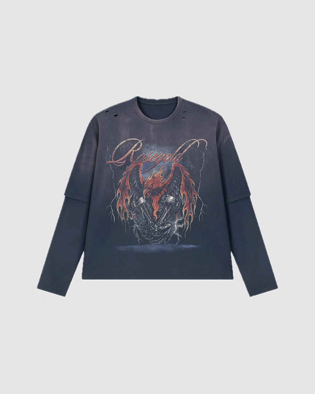 SUNFADED BOXY DOUBLE LAYER