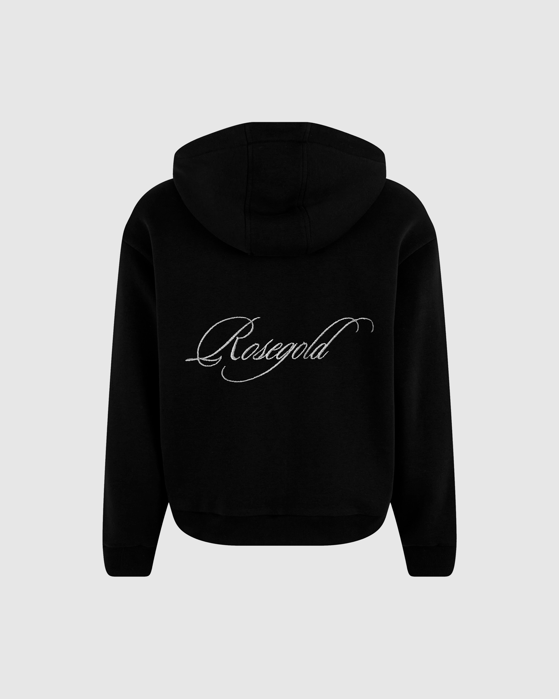 CORE BLACK ZIP-UP HOODIE