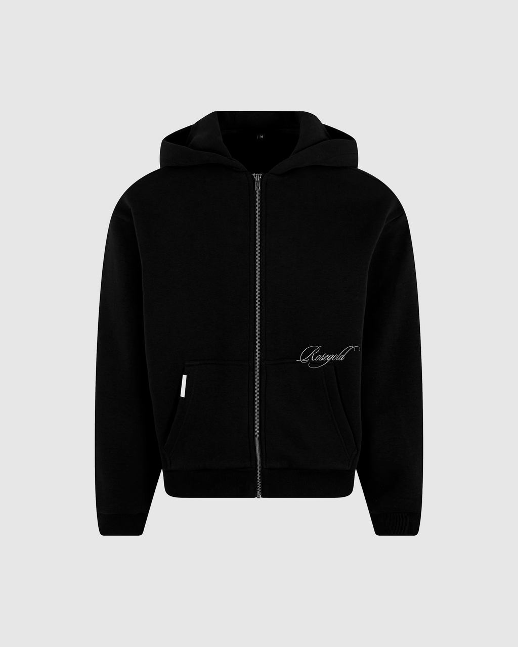 CORE BLACK ZIP-UP HOODIE