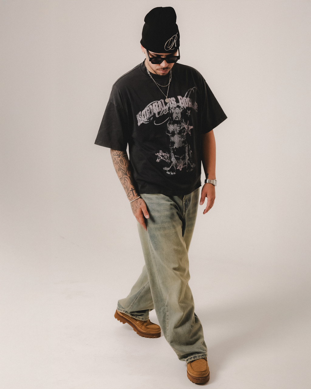 ROSEGOLD X RM BAGGY VINTAGE JEANS