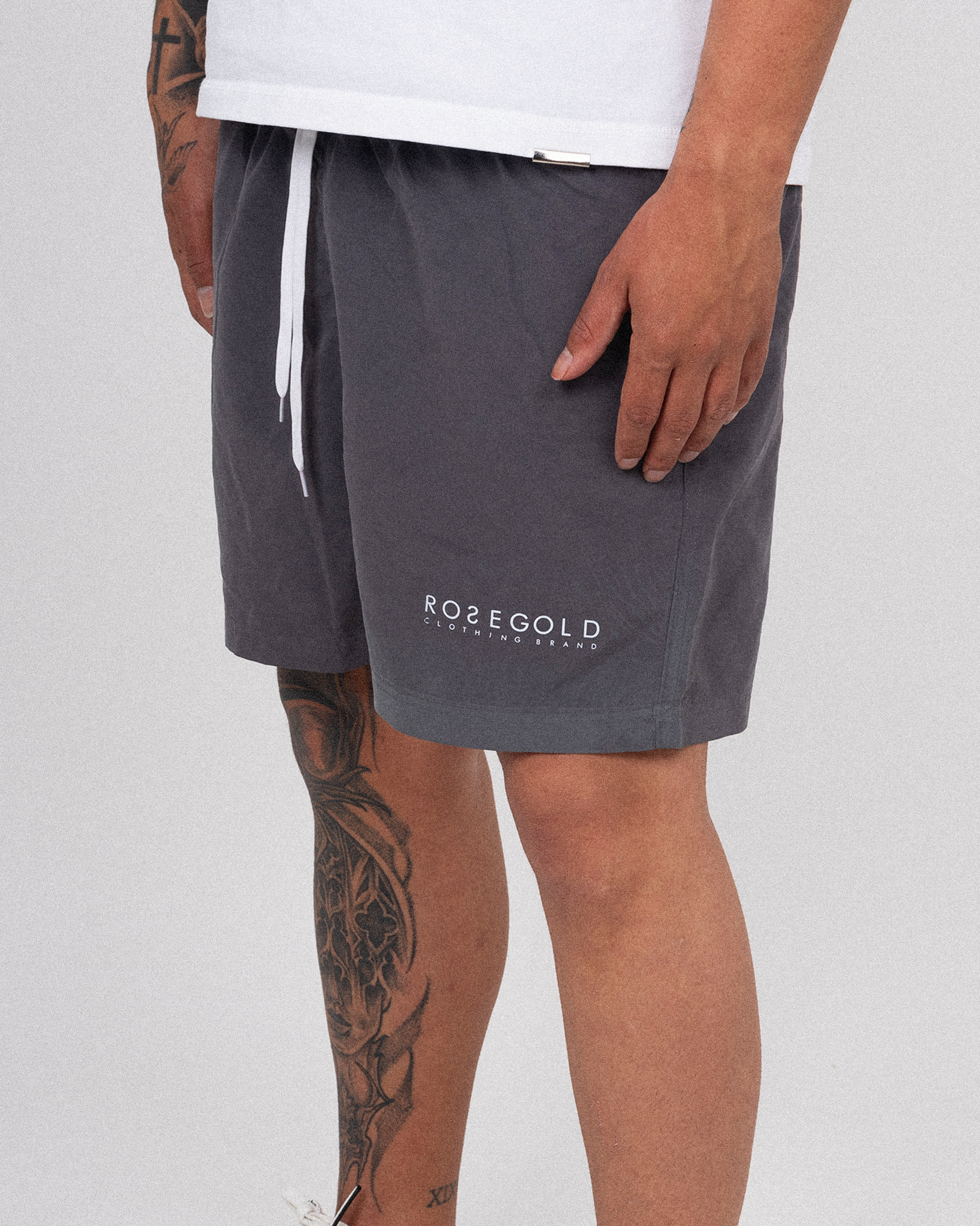 LOGO SWIM SHORTS
