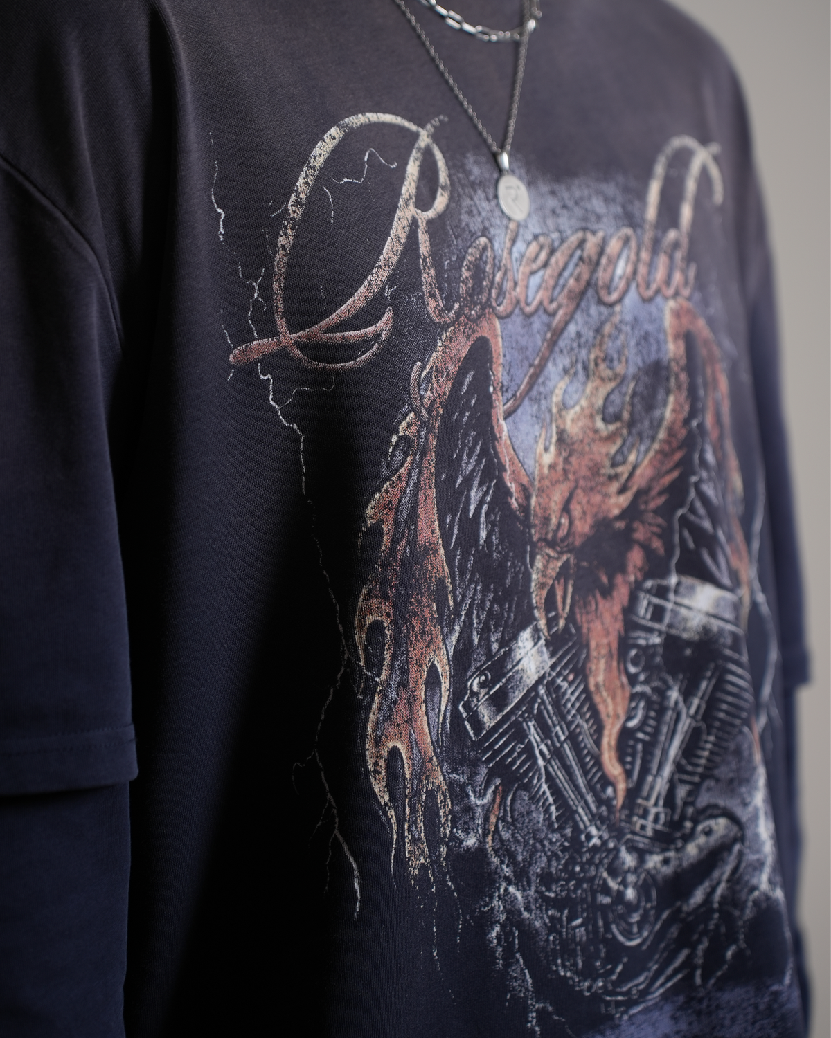 SUNFADED BOXY DOUBLE LAYER