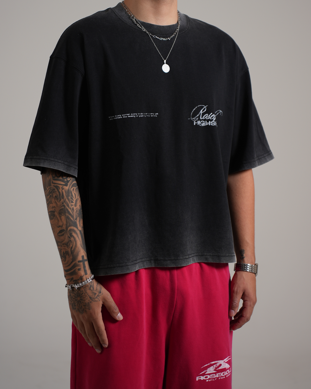PIT STOP BLACK T-SHRIT