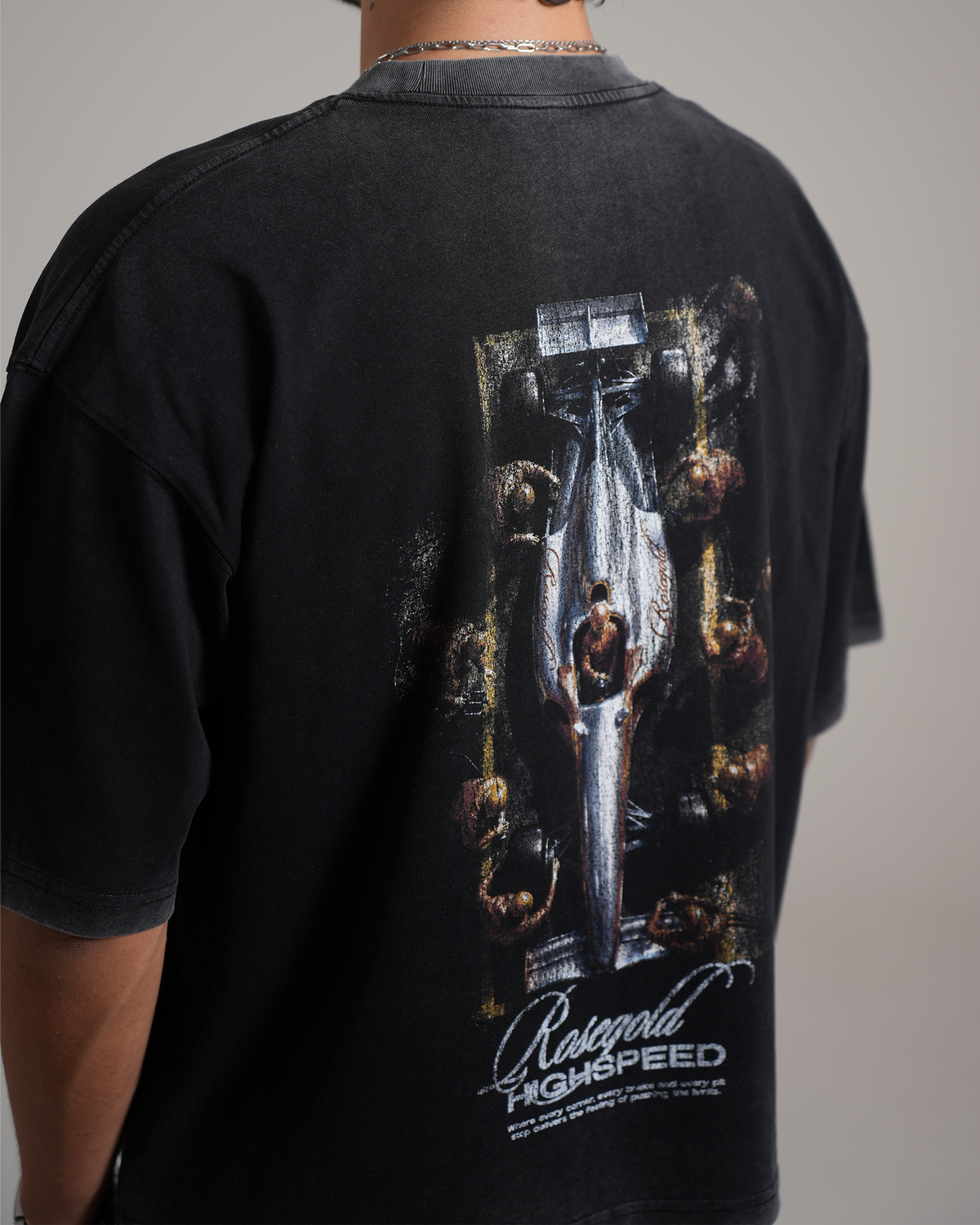 PIT STOP BLACK T-SHRIT