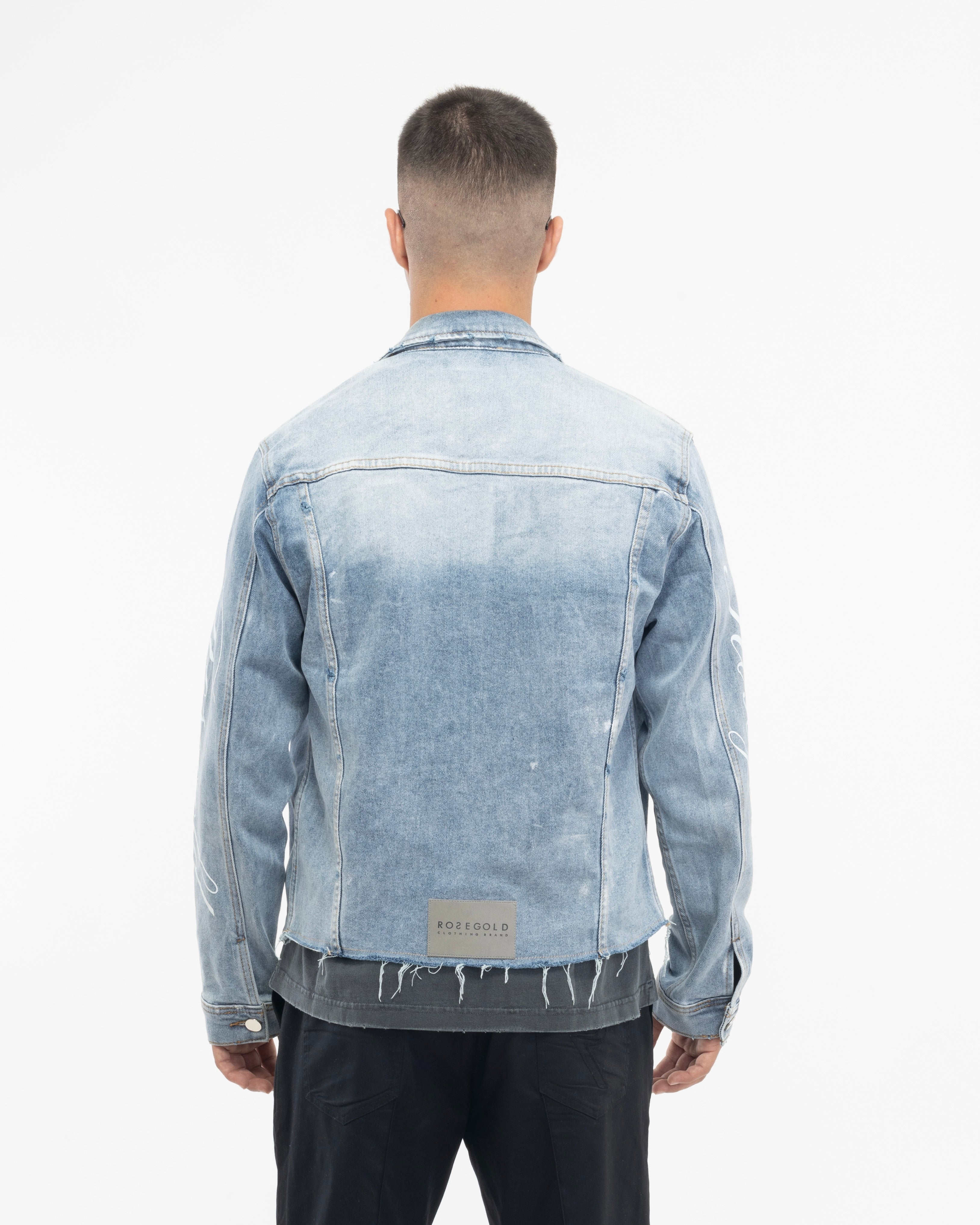 SCRIPT DENIM JACKET