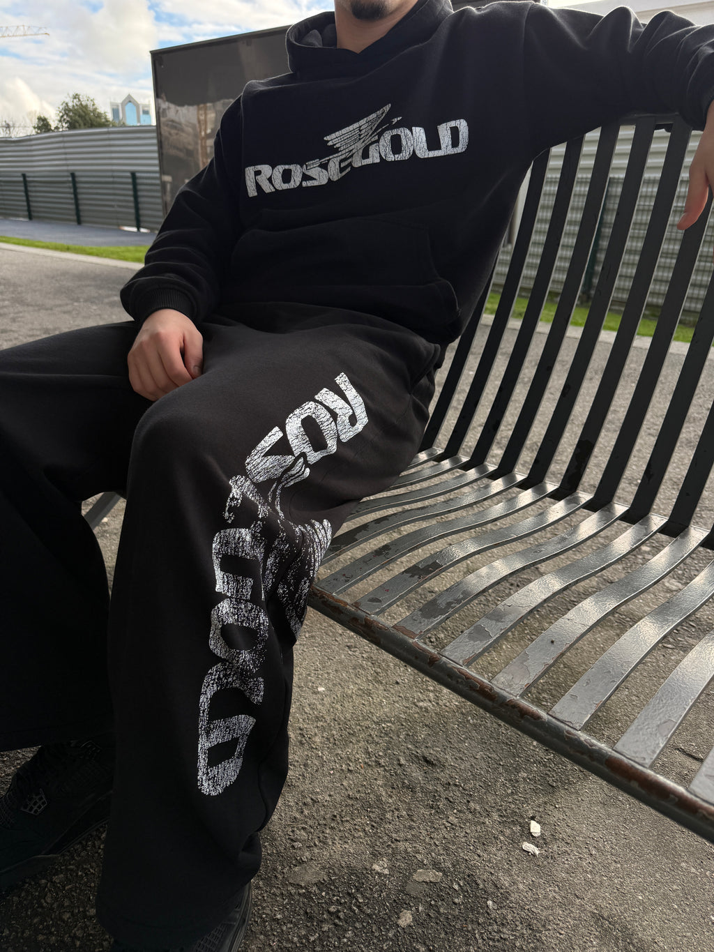 CONCRETE BLACK HOODIE