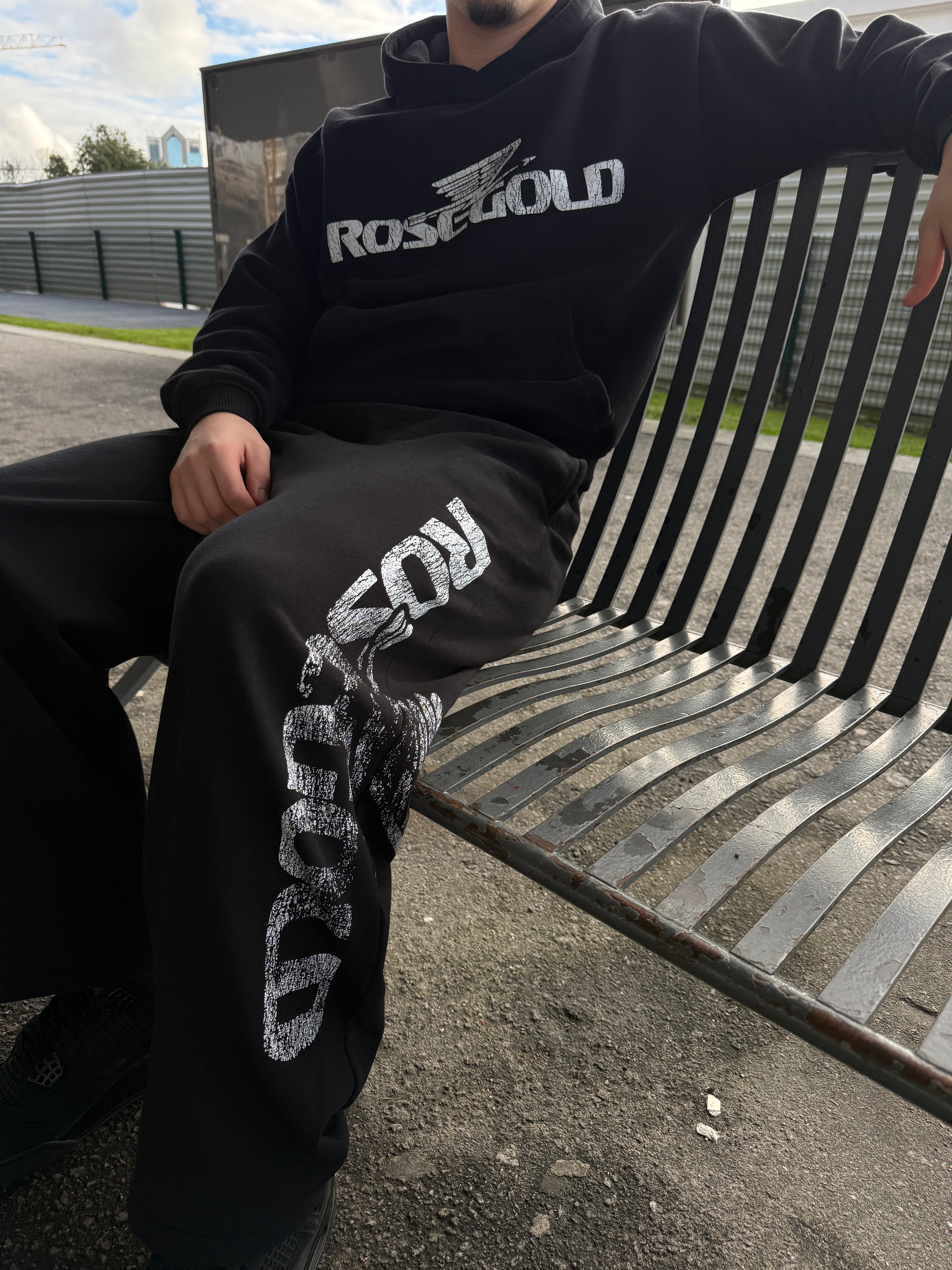 CONCRETE BLACK HOODIE