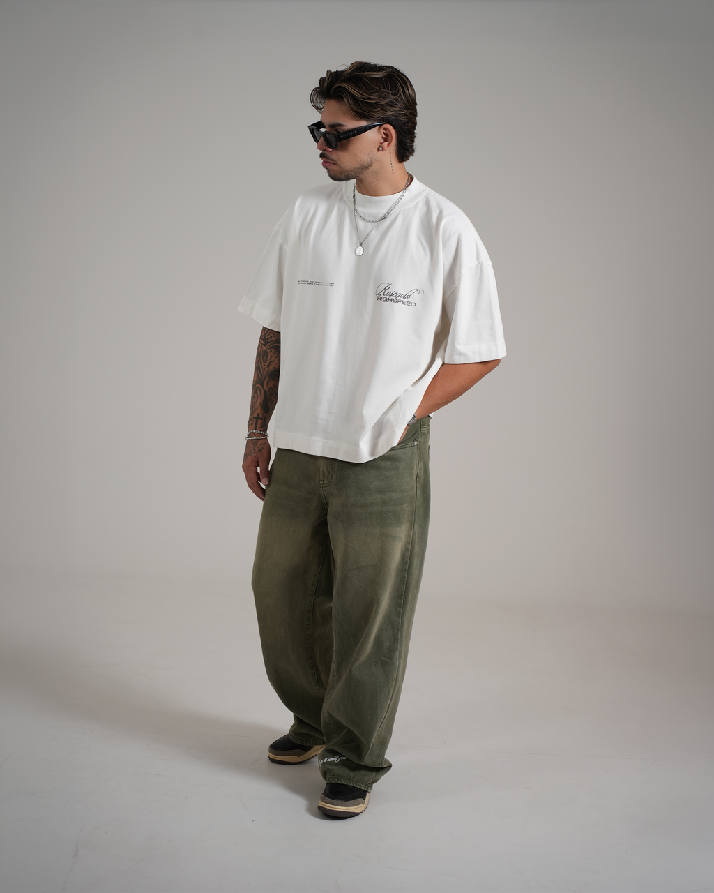 PIT STOP WHITE T-SHIRT