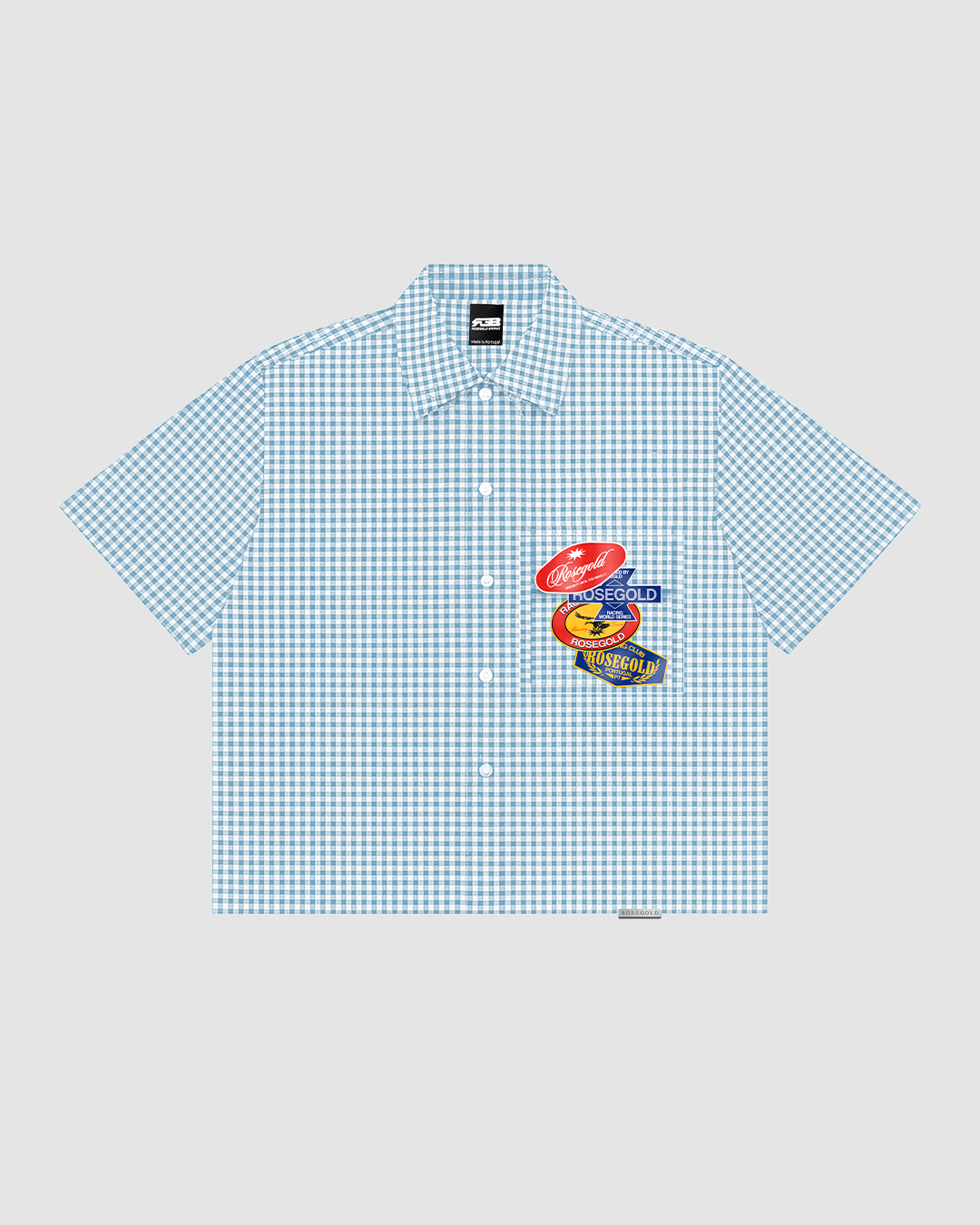 CHECKERED STICKERS SHIRT