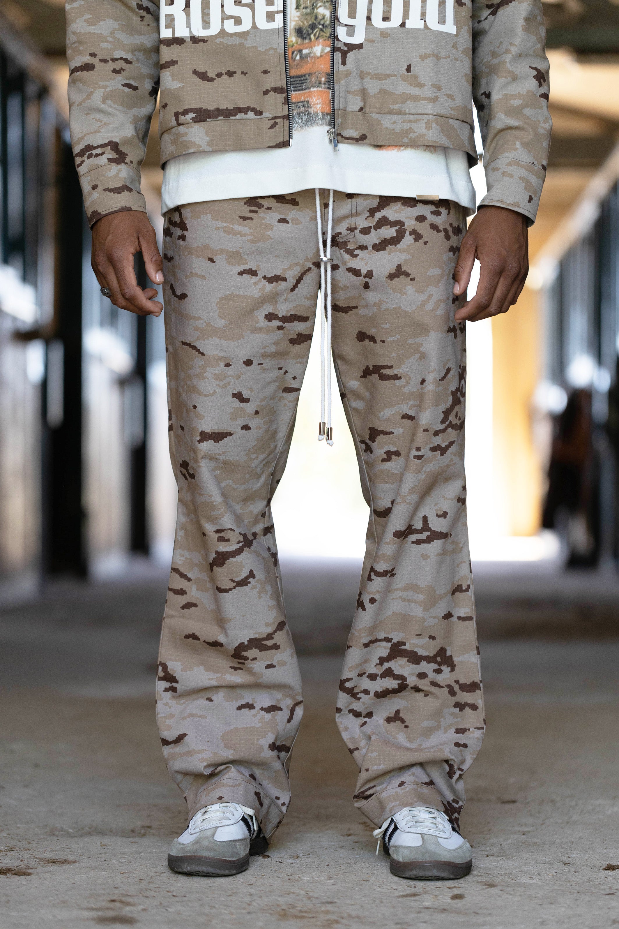 CAMO TWILL PANTS