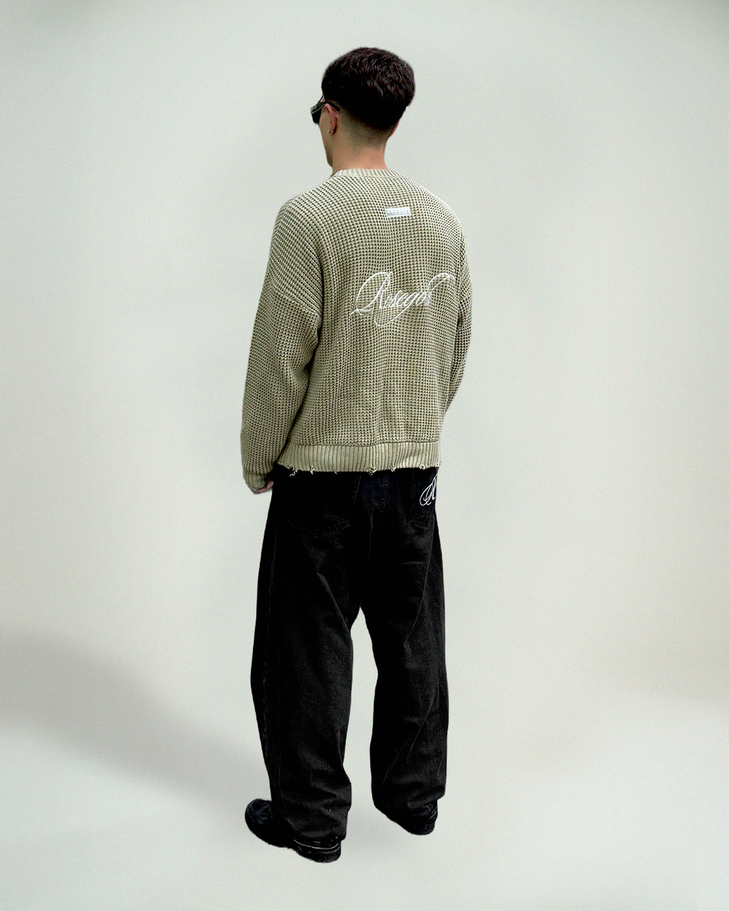 SCRIPT PISTACHIO KNITWEAR