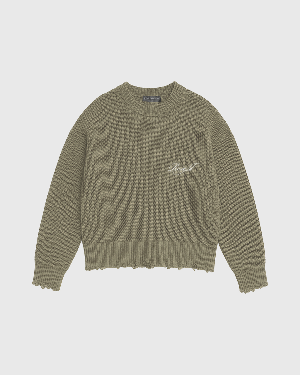 SCRIPT PISTACHIO KNITWEAR