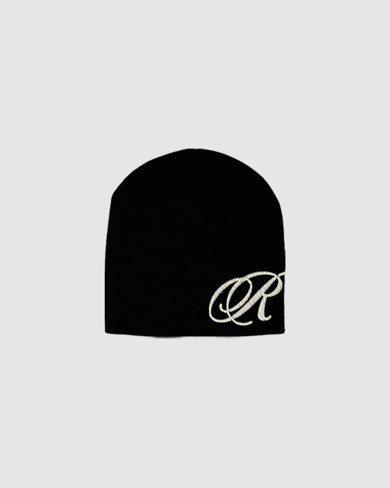 ROSEGOLD X RM BLACK BEANIE