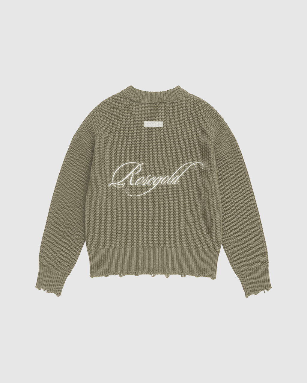 SCRIPT PISTACHIO KNITWEAR