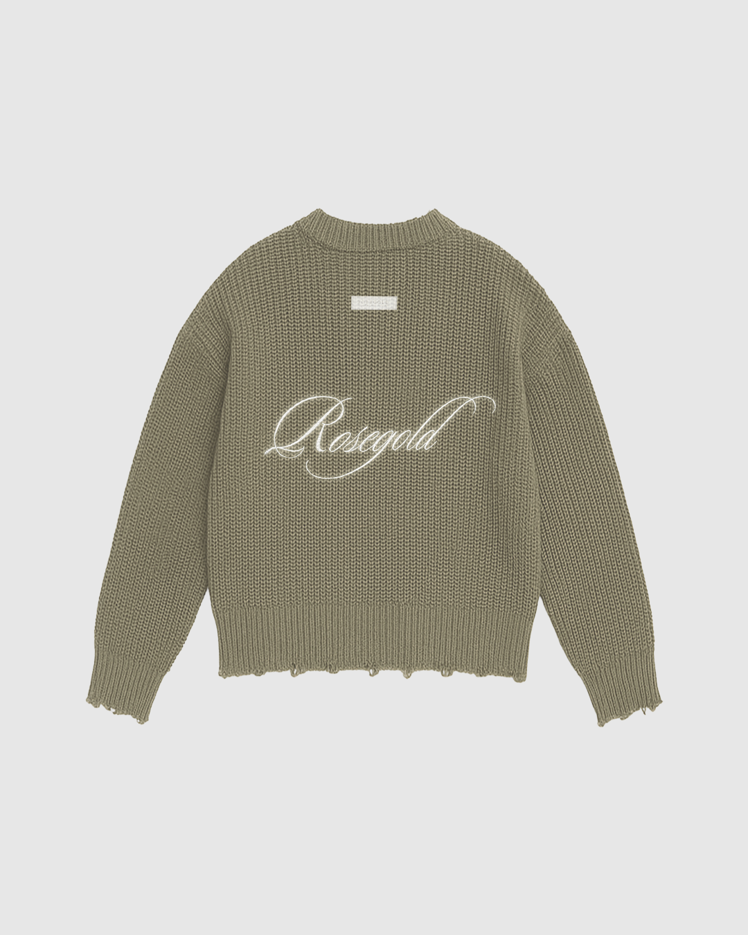 SCRIPT PISTACHIO KNITWEAR