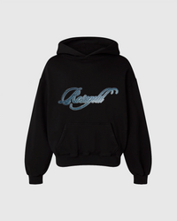 Denim Black Hoodie