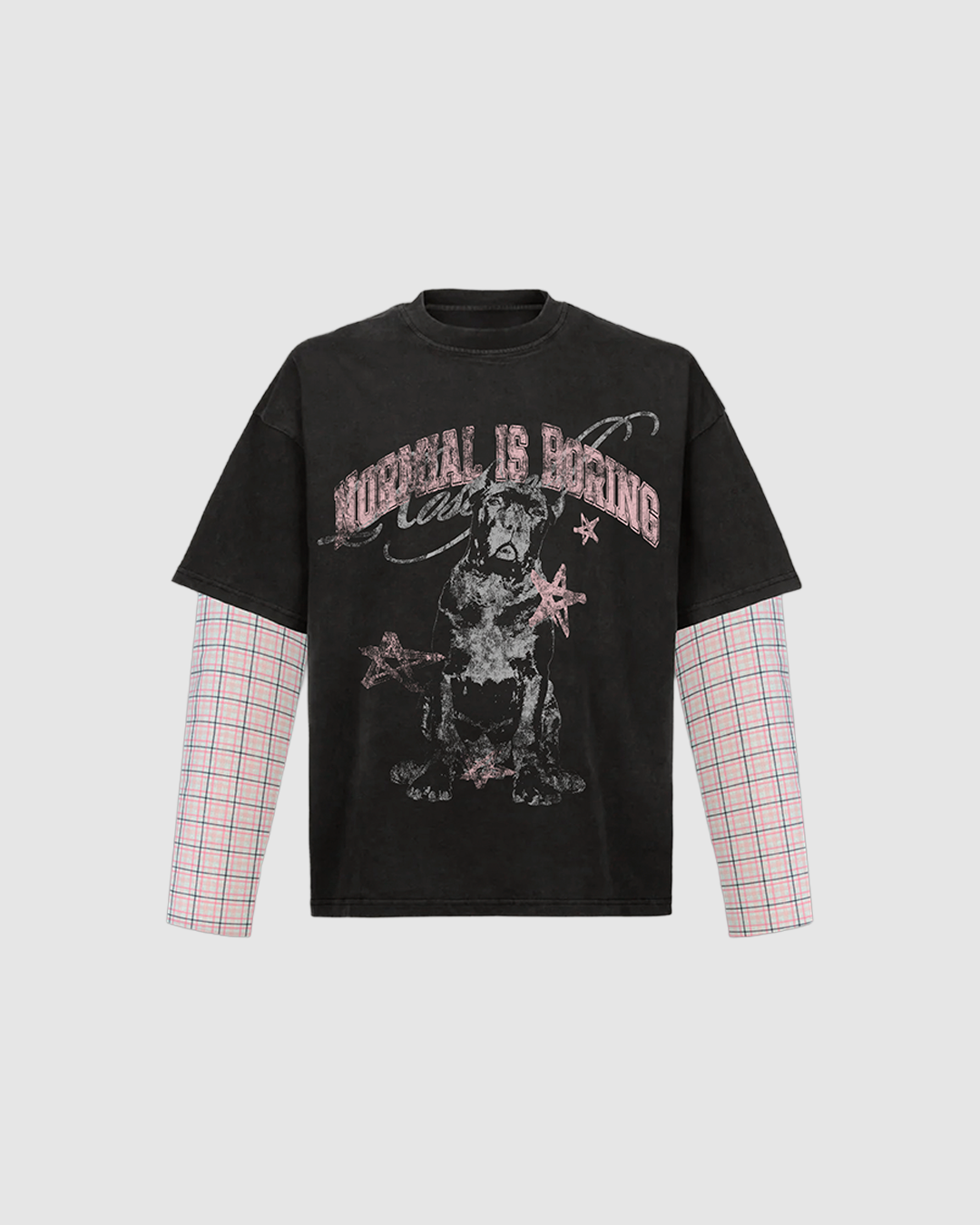 ROSEGOLD X RM DOUBLE LAYER T-SHIRT